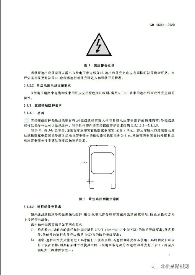 国家标准丨电动汽车安全要求 GB 18384-2020