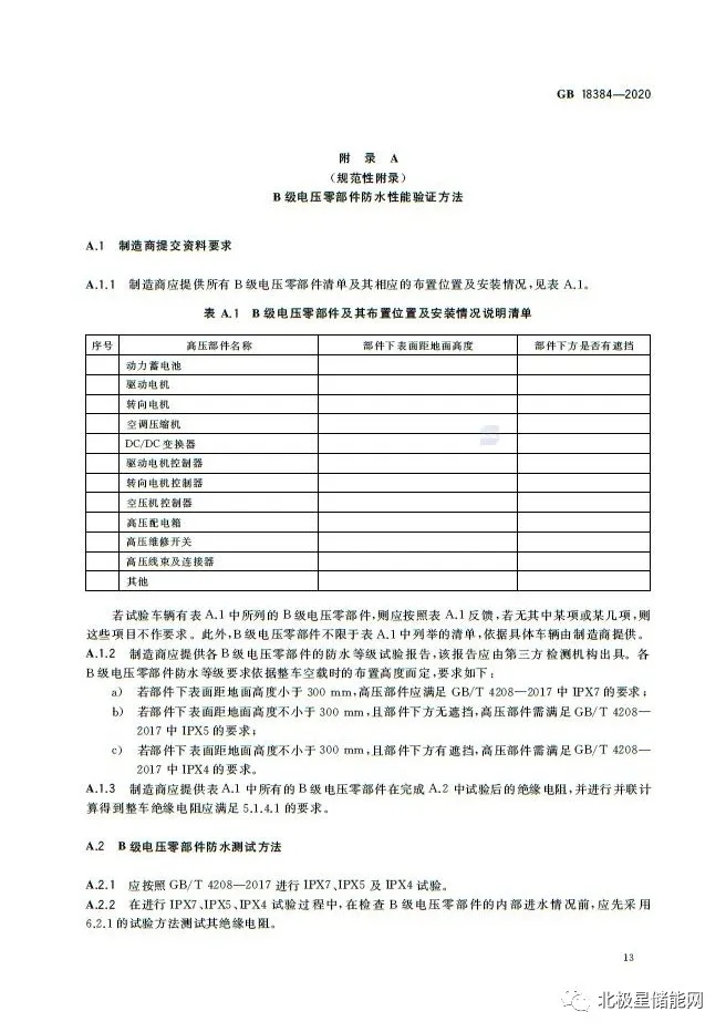 国家标准丨电动汽车安全要求 GB 18384-2020
