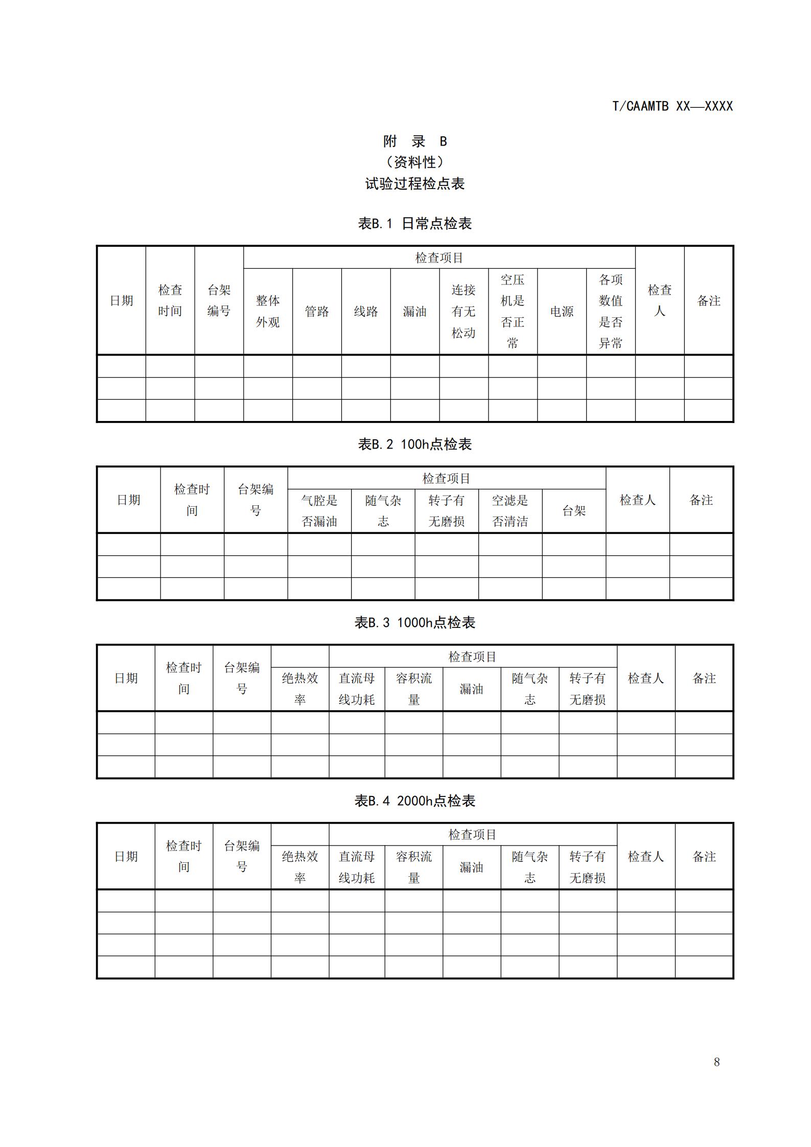 团体标准《燃料电池用空气压缩机耐久性试验方法》征求意见