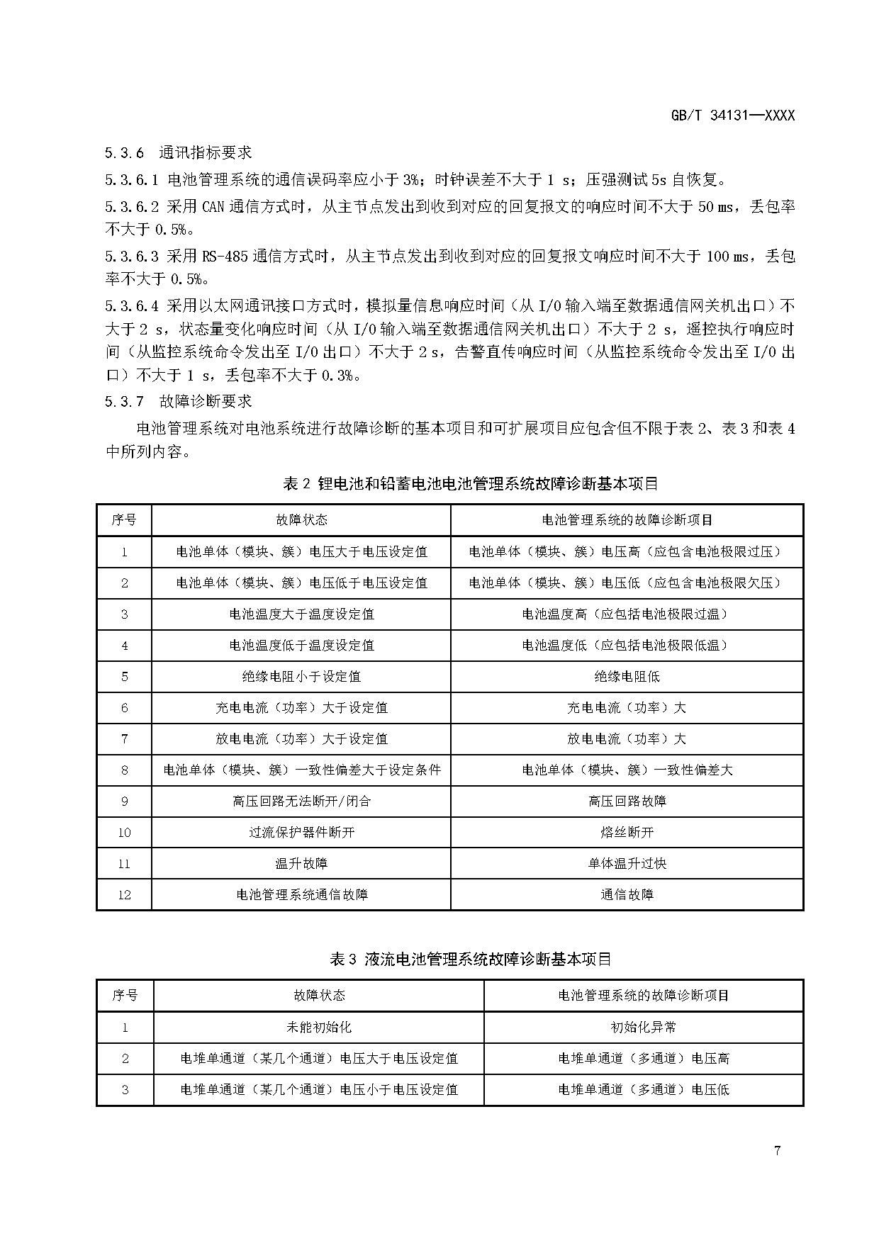国家标准《电力储能用电池管理系统》征求意见！适用于锂离子/铅蓄/液流/燃料电池