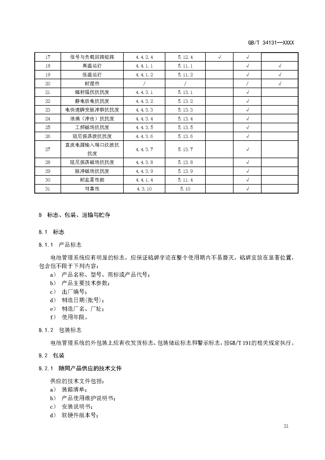 国家标准《电力储能用电池管理系统》征求意见！适用于锂离子/铅蓄/液流/燃料电池
