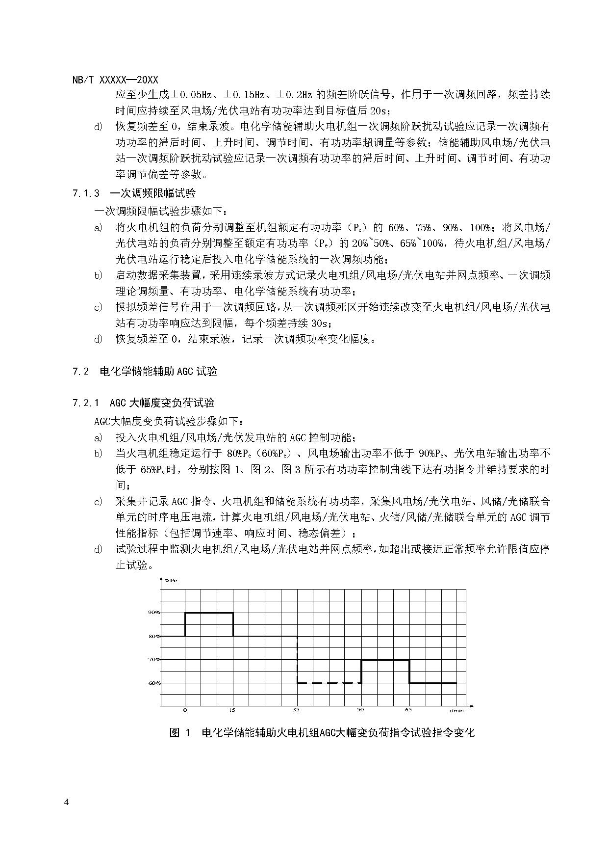 行业标准丨《参与辅助调频的电源侧电化学储能系统并网试验规程》征求意见