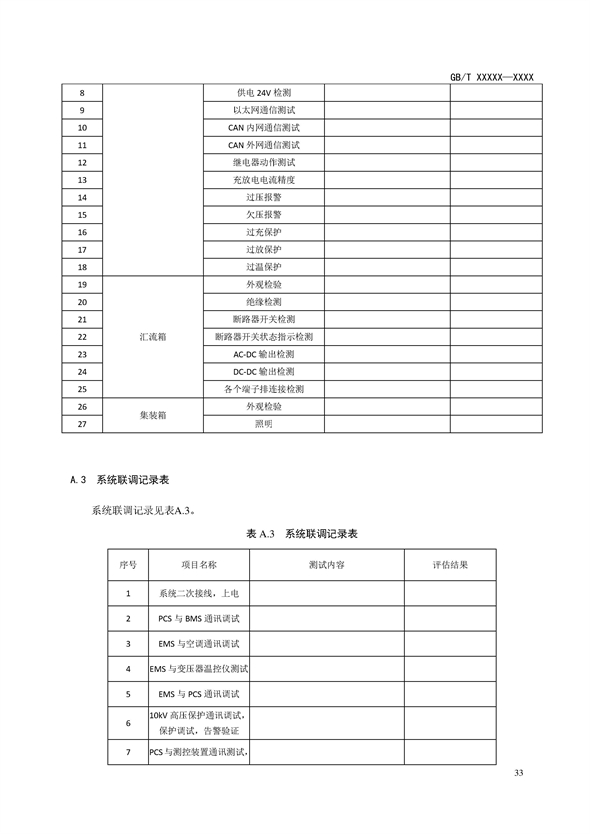 国家标准丨《电化学储能电站调试规程（征求意见稿）》