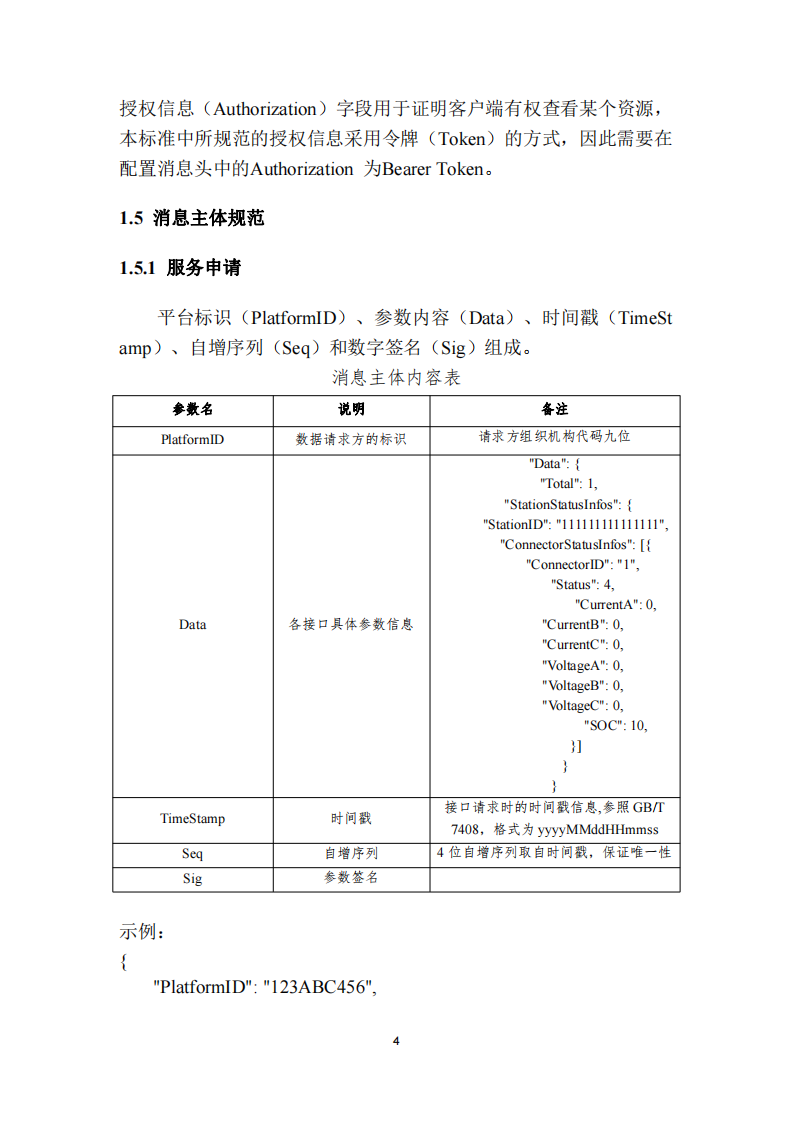 安徽省充换电基础设施综合监管服务平台数据接入技术规范征求意见中