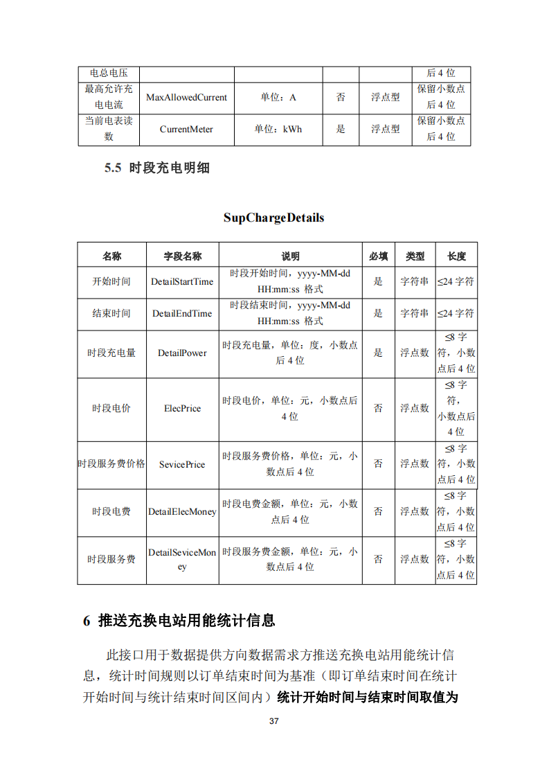 安徽省充换电基础设施综合监管服务平台数据接入技术规范征求意见中